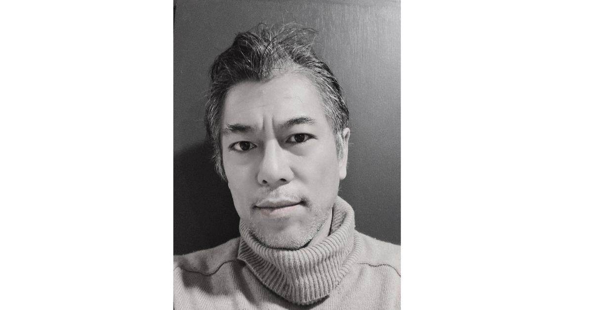 Hiroki Amano, founder and creative director of atelier &LAB, portrait in Paris.