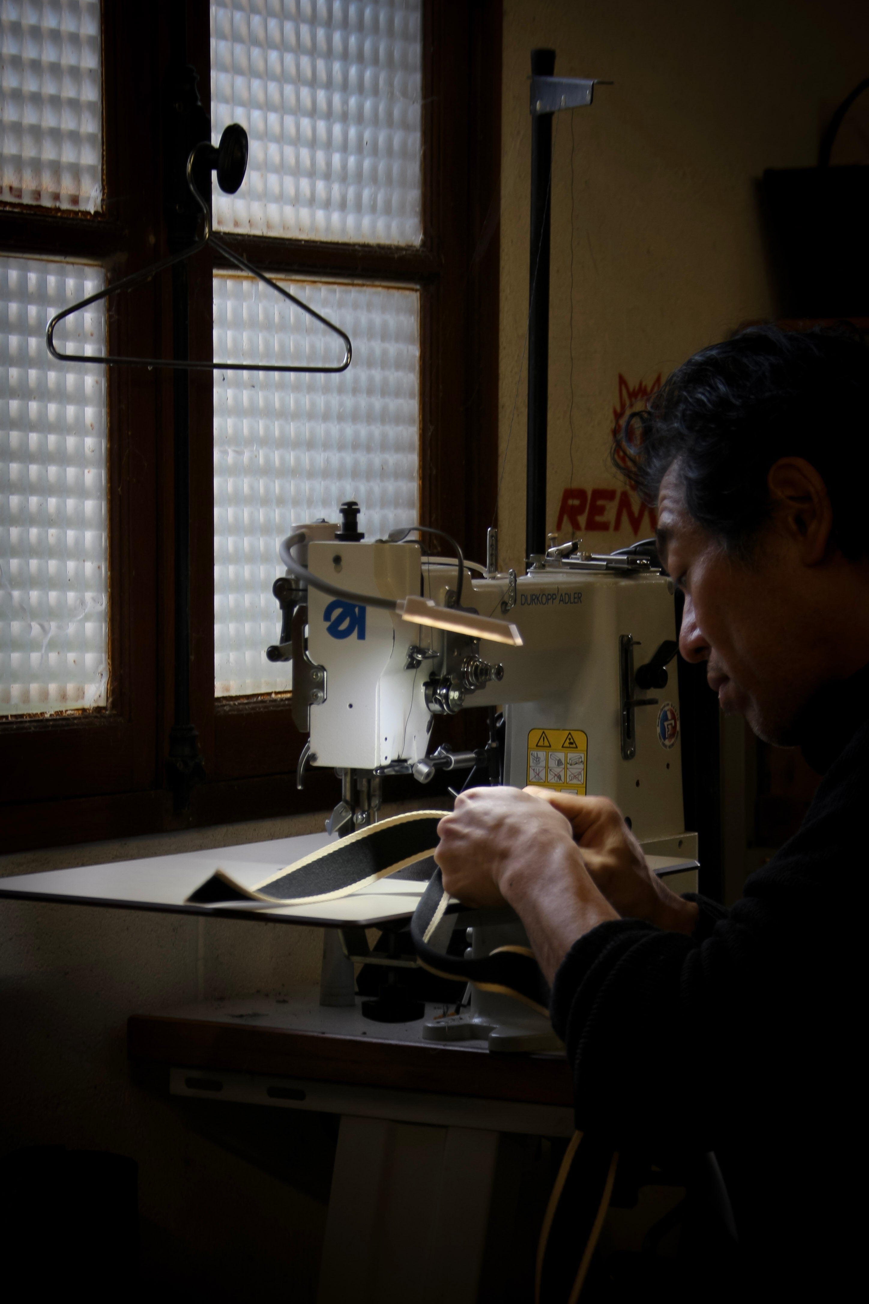 Precise structural assembly — design detail at &LAB studio, Paris.